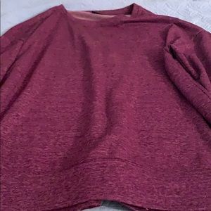 Purple long sleeve shirt